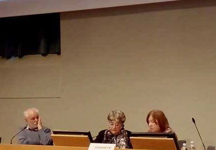 Svetlana Aleksievič e Goffredo Fofi al Salone Off di Torino Svetlana Aleksievič e Goffredo Fofi al Salone Off di Torino